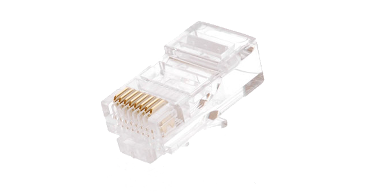 Коннектор Netlan RJ45/8P8C под витую пару, Кат.5e, неэкранированный (1000 шт)